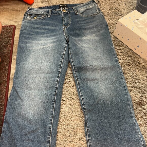 NWT True Religion Billie Flap Straight Capri size 28 - Picture 10 of 14